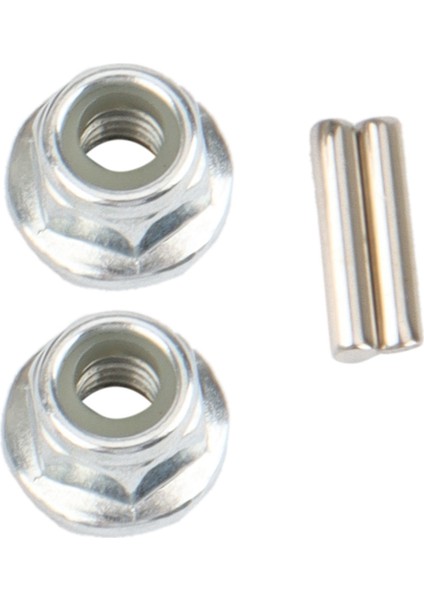 Rc Aksesuarları, 2 Adet Metal Arka Tekerlek Aks Kupası Hbx 16889 16889A 16890 16890A SG1601 SG1602 1/16 Rc Araba Yükseltme Parçaları, Gümüş (Yurt Dışından)