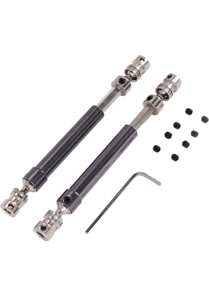 Rc Aksesuarları, 2 Adet Metal Cvd Tahrik Mili 110-160MM 1/10 Rc Kaya Tırmanıcısı Eksenel SCX10 90046 Trx4, Titanyum, Titanyum (Yurt Dışından) fiyatları