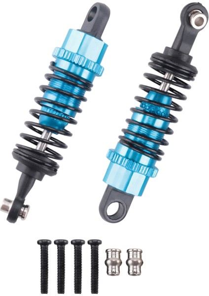 Amortisör Sönümleyici, 2 Adet Yağ Ayarlanabilir 65 mm Sönümleyici Rc Araba 1/18 A959 A969 A979 K929, Mavi, Mavi (Yurt Dışından) indirimleri