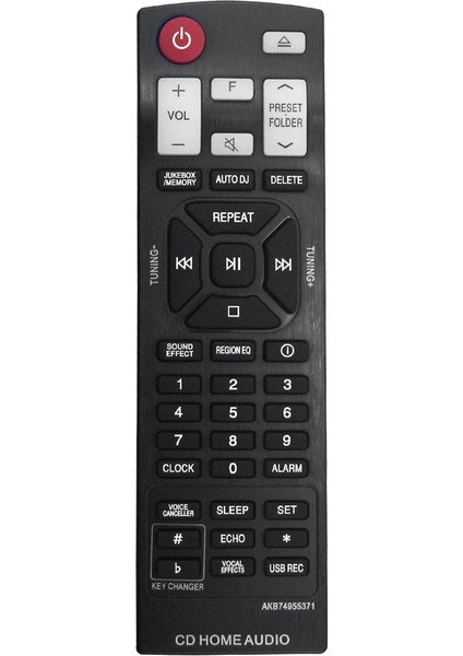 Uzaktan Kumanda, AKB74955371 Mini CD Ev Ses Hi-Fi Sistemi İçinUzaktan Kumandayı Değiştirin, Siyah (Yurt Dışından)