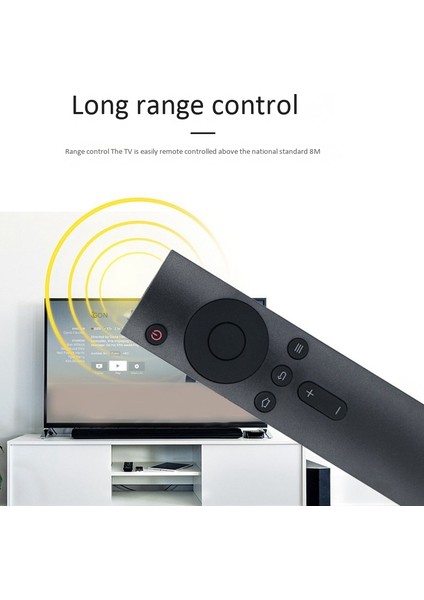 Kontrol, Uzaktan Kumanda Mi Tv Kutusu 1/2/3/4 S Kutusu Bluetooth Ekran Medya Oynatıcı Set Üstü Akıllı Tv, Siyah (Yurt Dışından)