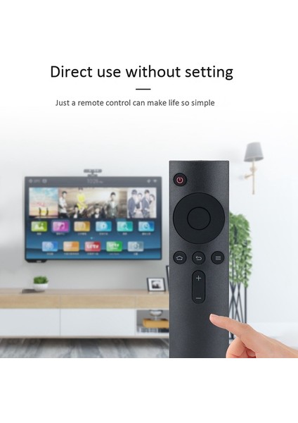 Kontrol, Uzaktan Kumanda Mi Tv Kutusu 1/2/3/4 S Kutusu Bluetooth Ekran Medya Oynatıcı Set Üstü Akıllı Tv, Siyah (Yurt Dışından)