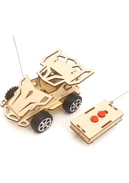 Teknolojik Rc Araba,stem Oyuncakları Bilim Projesi Eğitim Kendin Yap Kiti Kablosuz 4WD Uzaktan Kumandalı Araba Modeli Bilimsel Deney Kitleri,resim li (Yurt Dışından)