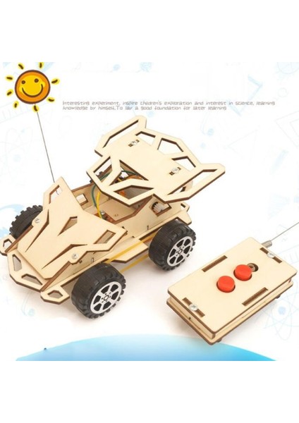 Teknolojik Rc Araba,stem Oyuncakları Bilim Projesi Eğitim Kendin Yap Kiti Kablosuz 4WD Uzaktan Kumandalı Araba Modeli Bilimsel Deney Kitleri,resim li (Yurt Dışından)