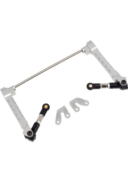 Uzaktan Kumanda Model Aksesuarları, Metal Anti-Eğim Çubuğu Sallanma Çubuğu Eksenel RR10 90048 90053 90025 90026 90050 Wraith 90018 1/10 Rc Paletli Araba, 1, Gümüş (Yurt Dışından)