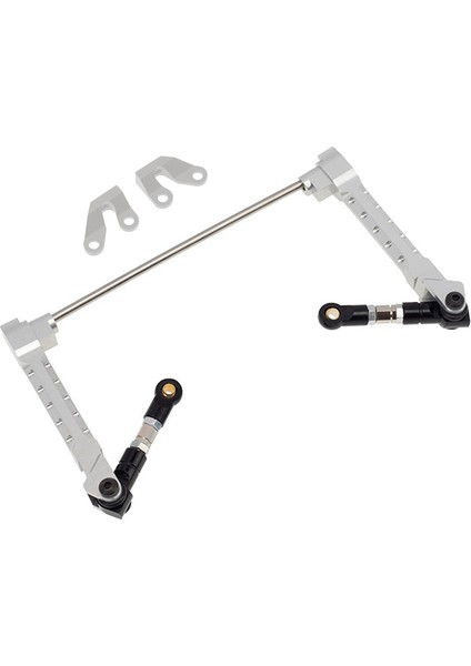 Uzaktan Kumanda Model Aksesuarları, Metal Anti-Eğim Çubuğu Sallanma Çubuğu Eksenel RR10 90048 90053 90025 90026 90050 Wraith 90018 1/10 Rc Paletli Araba, 1, Gümüş (Yurt Dışından)