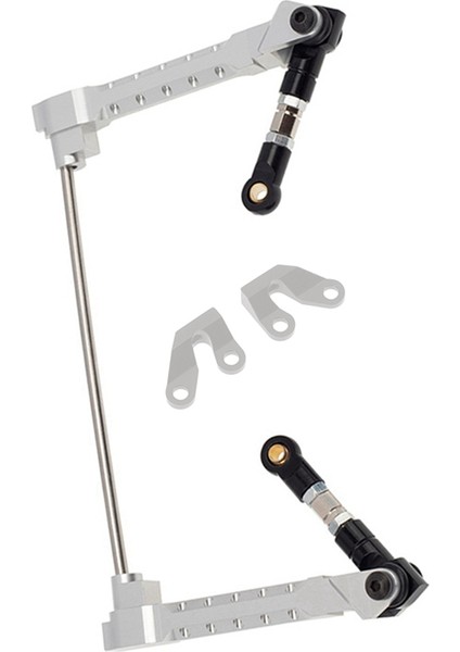 Uzaktan Kumanda Model Aksesuarları, Metal Anti-Eğim Çubuğu Sallanma Çubuğu Eksenel RR10 90048 90053 90025 90026 90050 Wraith 90018 1/10 Rc Paletli Araba, 1, Gümüş (Yurt Dışından)