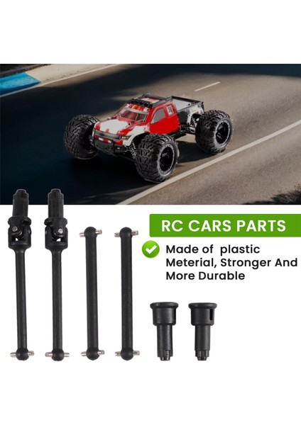 Rc Aksesuarları, Hbx 16889 16889A 16890 16890A Sg 1601 1602 SG1601 SG1602 Rc Araba Parçaları Aksesuarları İçinÖn ve Arka Tahrik Mili, Siyah (Yurt Dışından)