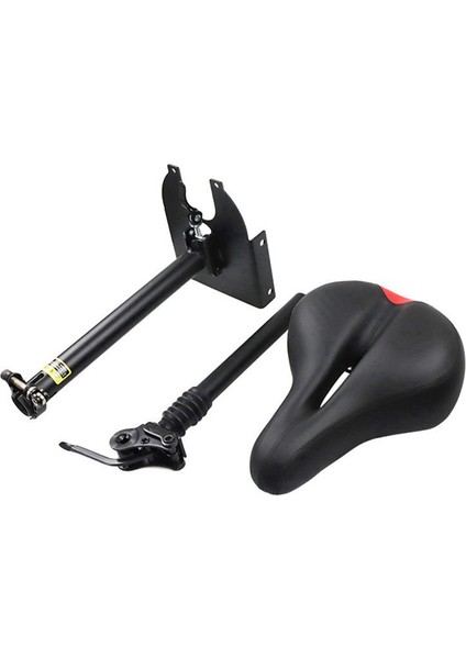 Elektrikli Scooter Aksesuarları, M365 Katlanabilir Ayarlanabilir Elektrikli Scooter Sele Metal Taban Aksesuarları, Siyah (Yurt Dışından)