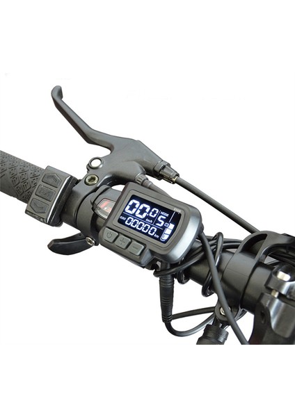 Scooter Ekranı, E-Bisiklet EN06 Akıllı LCD Metre Dağ Bisikleti Scooter Ekranı Su Geçirmez Kablo Dönüşüm Parçaları, Siyah (Yurt Dışından)