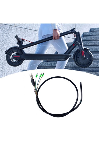 Motor Uzatma Kablosu, Elektrikli Scooter Motor Uzatma Kablosu E-Bisiklet Hall Fırçasız 8pin Bisiklet Aksesuarları, Siyah (Yurt Dışından) indirimleri