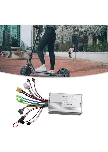 Kontrol Cihazı, Elektrikli Scooter 48V 21A Akıllı Fırçasız Kontrol Cihazı G2 Pro Için, Gümüş (Yurt Dışından)
