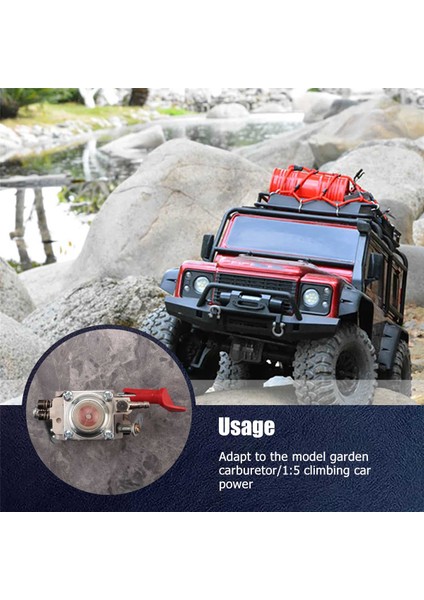 Walbro İçinKarbüratör, -668 -997 Rc Parçaları Baja 5b 5t 5sc 5ıve-T Motoru İçinKarbüratör, Gümüş (Yurt Dışından)