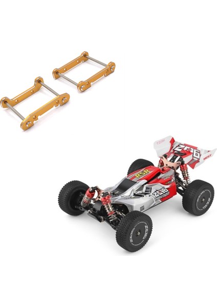 Uzaktan Kumanda Model Aksesuarları, 144001 144002 144010 124017 124018 124019 Rc Araba Yükseltme Parçaları İçinPinli Metal Ön ve Arka Kol Montajları, 4, Sarı (Yurt Dışından) modelleri