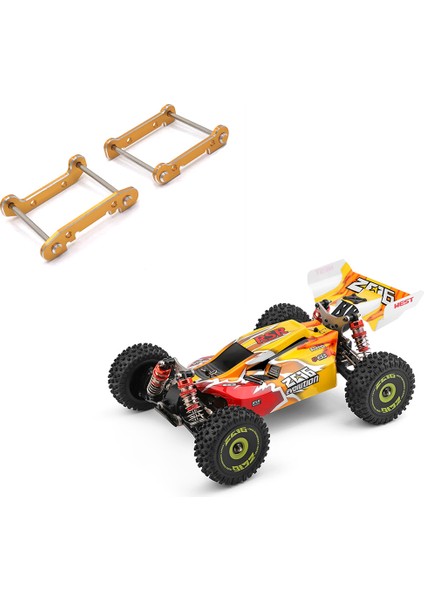 Uzaktan Kumanda Model Aksesuarları, 144001 144002 144010 124017 124018 124019 Rc Araba Yükseltme Parçaları İçinPinli Metal Ön ve Arka Kol Montajları, 4, Sarı (Yurt Dışından) indirimleri