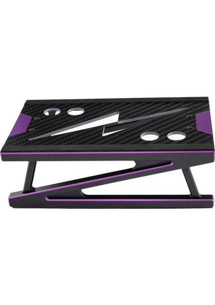 Rc Araba Standı, Alüminyum Alaşımlı Tamir Istasyonu Çalışma Standı Montaj Platformu Tutucu 1/8 1/10 Rc Araba Evrensel, Mor (Yurt Dışından)