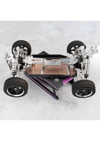 Rc Araba Standı, Alüminyum Alaşımlı Tamir Istasyonu Çalışma Standı Montaj Platformu Tutucu 1/8 1/10 Rc Araba Evrensel, Mor (Yurt Dışından)