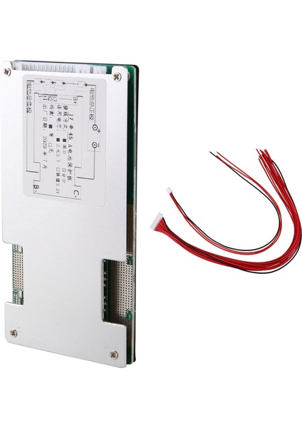 Koruma Panosu, 17S 60V 45A Koruma Panosu Li-Ion Lipolimer Ups Enerji Invertörü Pcb Dengeli E-Bisiklet Için, Gümüş (Yurt Dışından)
