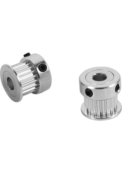 Takım, 8 Adet 5mm 20 Diş Alüminyum Zamanlama Kasnağı Tekerleği + 5 Metre Kauçuk 2mm Pitch 6mm Genişliğinde Kemer 3D Yazıcı Cnc Için, Siyah ve Gümüş (Yurt Dışından) modelleri