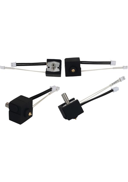 Hotend, 3 V3 Se Yükseltme Hotend + Silikon Kılıf Bimetal Isı Yalıtımı Alüminyum Alaşım Boğaz 3D Baskı J-, Siyah (Yurt Dışından)