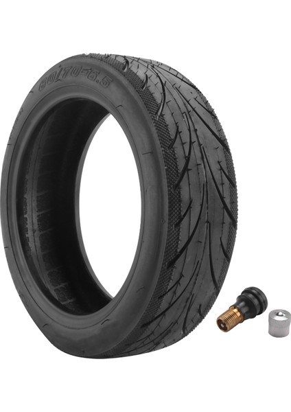 Tubeless Lastik, 60/70-6.5 Tubeless Lastik Hava Nozullu 10 Inç G30 Max Genişletilmiş ve Kalınlaştırılmış, Siyah (Yurt Dışından)