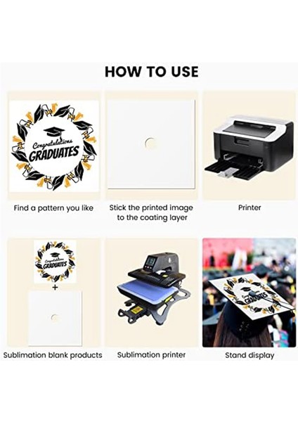 Mezuniyet Kepi Üstü,sublimasyon Boşlukları Mezuniyet Kepi Üstü Isı Transfer Plakası,mdf Yapıştırıcı Mezuniyet Şapka Süslemeleri Malzemeler İçin2,beyaz (Yurt Dışından) fırsatları