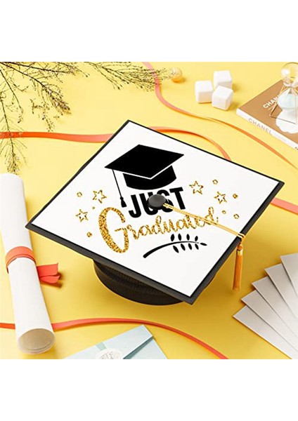 Mezuniyet Kepi Üstü,sublimasyon Boşlukları Mezuniyet Kepi Üstü Isı Transfer Plakası,mdf Yapıştırıcı Mezuniyet Şapka Süslemeleri Malzemeler İçin2,beyaz (Yurt Dışından) indirimleri