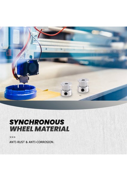 Zamanlama Kayışı Kasnağı, 2 Takım Zamanlama Kayışı Tembel Kasnağı Alüminyum Senkron Tekerlek Takımı 3D Yazıcı Cnc Mekanik Tahrik, Gümüş ve Siyah (Yurt Dışından) modelleri