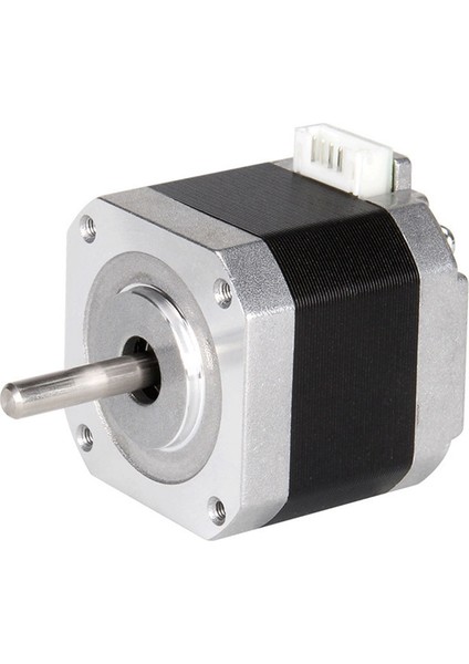 Adım Motoru, NEMA17 42 Adım Dc Motor 1.8 Derece 12V Yazıcı 3D ve Cnc İçinÇizgili, Gümüş ve Siyah (Yurt Dışından) indirimleri