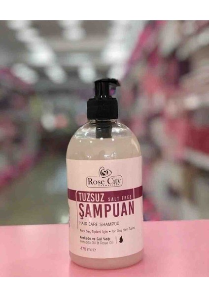 Tuzsuz Şampuan-Natural Gül Sabunu