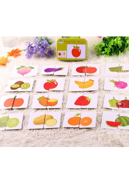 Bebek Bulmaca Montessori Eğitici Oyuncaklar Ahşap Bulmaca Oyunları Demir Kutu Çocuklar Çocuklar Için Hayvan Ahşap Bulmacalar 2 3 4 Yaş (Yurt Dışından)