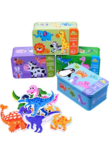 Bebek Bulmaca Montessori Eğitici Oyuncaklar Ahşap Bulmaca Oyunları Demir Kutu Çocuklar Çocuklar Için Hayvan Ahşap Bulmacalar 2 3 4 Yaş (Yurt Dışından) fiyatları