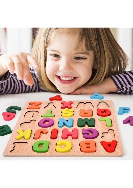 Montessori Ahşap Bulmacalar El Tutma Tahtaları Sayı Alfabe Şekil Hayvanlar Eşleşen Bebek Ahşap Bulmaca Oyunları 1-2 Yaş Çocuklar Için Oyuncaklar (Yurt Dışından) fiyatları