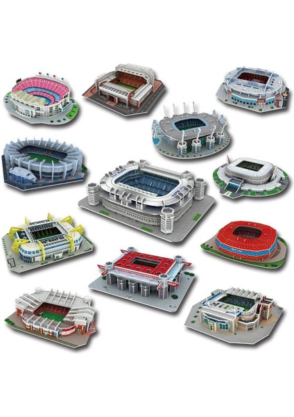 Kendin Yap Minyatür Futbol Stadyumları Büyük Model Kağıt 3D Futbol Stadyumu Bulmaca Birleştirme Prince Park Stadyumu Doğum Günü Hediyeleri (Yurt Dışından) modelleri