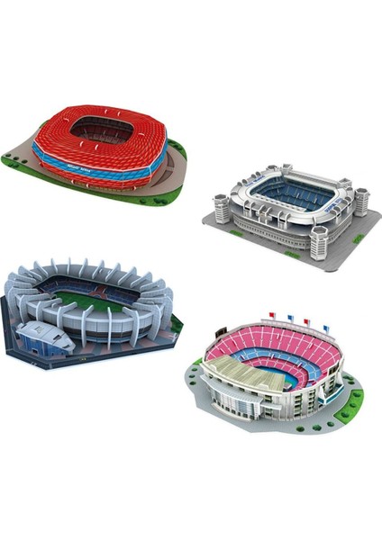 Kendin Yap Minyatür Futbol Stadyumları Büyük Model Kağıt 3D Futbol Stadyumu Bulmaca Birleştirme Prince Park Stadyumu Doğum Günü Hediyeleri (Yurt Dışından) fırsatları