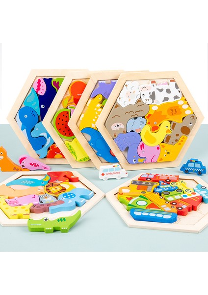 Yürümeye Başlayan Çocuklar Için Ahşap Bulmacalar Bebek Yaşı 2 3 4 Yaş Renk Algısını Öğrenme Ahşap Blokları Istifleme Erkek ve Kız Doğum Günü Hediyeleri (Yurt Dışından)