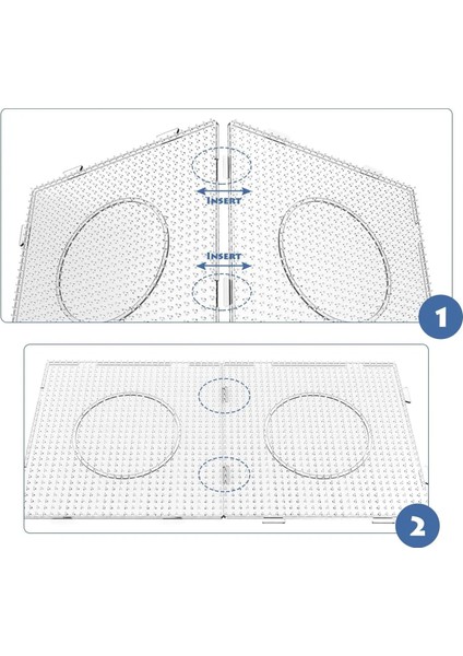 Adet 5mm Sigorta Boncuk Panoları Büyük Şeffaf Pegboard Kitleri Hediye Roning Kağıdı Perler Hama Boncuk Şablon Aracı Kendin Yap Oyuncak (Yurt Dışından) fırsatları
