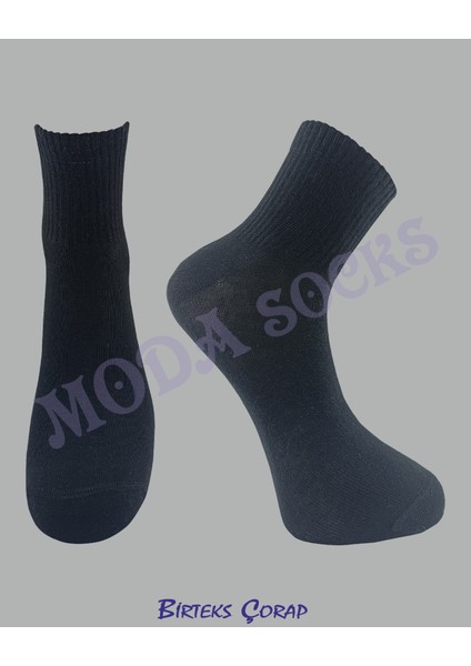 6'lı Dikişsiz Penye Kokulu Kısa Çorap erkek 3 renk modelleri