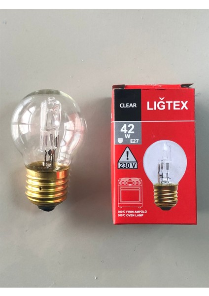 5 ADET300° E 27 Top Fırın Lambası 42W=630 Lümen