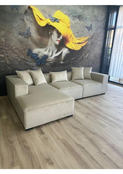 Angelo 3 Modül Uzanmalı Modüler Köşe Koltuk Takımı