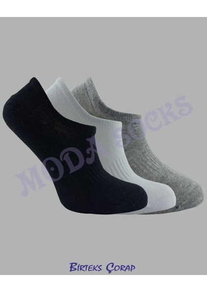 Sneakers 3 Çift Pamuklu Çorap kadın 3 renk
