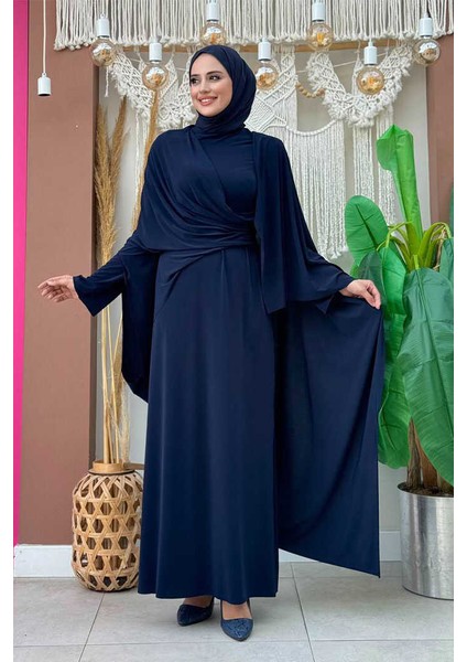 3922 Sandy Elbise Lacivert