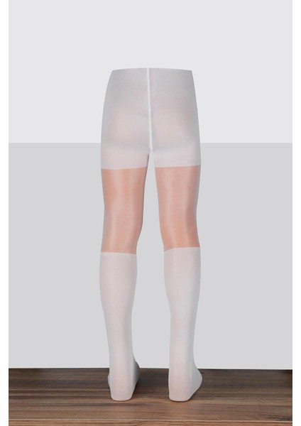 Kız Çocuk Vivid Desenli Küotlu Çorap | BC8187-18