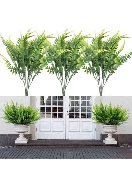 10 Adet Yapay Boston Fern Çalı Plastik Bitki Asılı Sahte Yeşillik Ev Dekor (Yurt Dışından) indirimleri