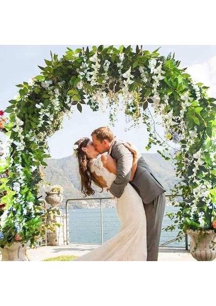 Wisteria Vines Garland, Asılı Wisteria Yapay Çiçekler Dizeleri, Sahte Bitkiler Asma Ratta Asılı Çelenk Çiçek Dize (Yurt Dışından)
