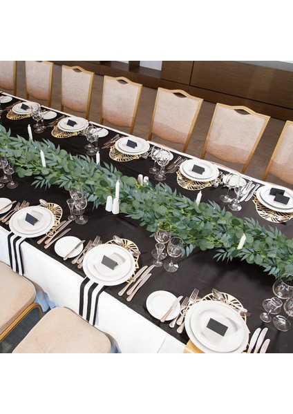 4'lü Paket 6,5 Ayak Yapay Okaliptüs Söğüt Çelenkli Sahte Asma Bitkisi Yapraklı Sahte Gümüş Dolar Yeşilliği (Yurt Dışından) fırsatları