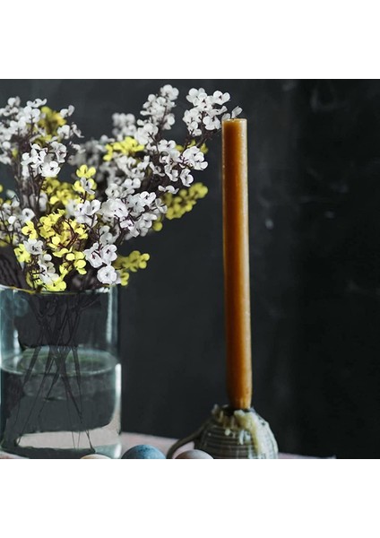 16 Adet Yapay Çiçekler Gerçek Dokunuş Gypsophila Sahte Çiçekler Ev Çiçek Düzenlemeleri Düğün Açık Hava Dekoru (Beyaz) (Yurt Dışından)