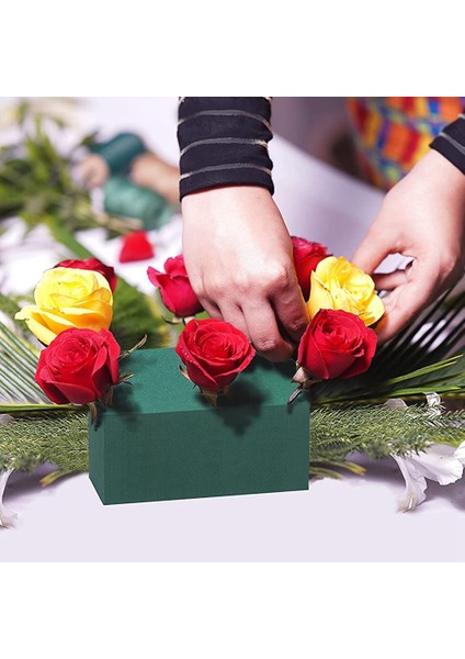 Taze ve Yapay Çiçekler Için 8 Paket Çiçek Köpük, Düğün, Doğum Günü, Ev Dekorasyonu Için Kuru ve Islak Çiçek Köpük Blokları (Yurt Dışından)