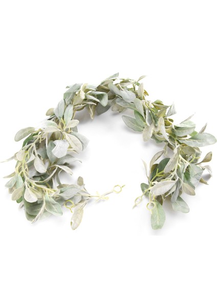 6,7 Ft Kuzu Kulak Çelengi Yapay - Etli Çelenk - Sonbahar Okaliptüs Çelenk - Yaprak Manto Çelenk (Yurt Dışından) fiyatları