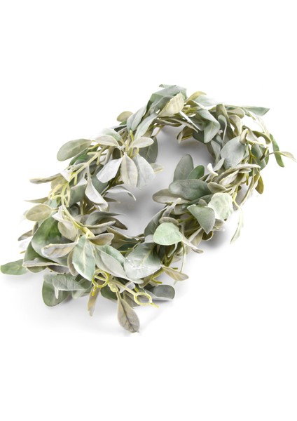 6,7 Ft Kuzu Kulak Çelengi Yapay - Etli Çelenk - Sonbahar Okaliptüs Çelenk - Yaprak Manto Çelenk (Yurt Dışından) modelleri